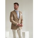 Jackett "Carlo" In Camel/Hellblau aus Wolle u....