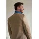 Jackett "Carlo" In Camel/Hellblau aus Wolle u. Seide