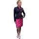 Blazer "Antonia" aus Leinen in Navy-Pink  /Made by Lodenfrey