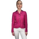 Blazer "Antonia" aus Leinen in Pink-Navy/ Made...