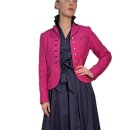 Blazer "Antonia" aus Leinen in Pink-Navy/ Made by Lodenfrey