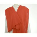 Schal "Elise" aus Cashmere in Korall/Orange