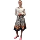 Rock "Yoaro" in Graphic Schwarz/Sand