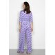 Jumpsuit "Jump in Wavy Lilac White"