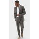 Hose "Henk-T" aus Leinen in Taupe
