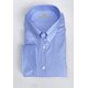 Business-Hemd mit Tabkragen und Doppel-Manschetten Made by van Laack  in Hellblau Uni Fil-a-Fil