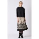 Rock "Lawendro" Ornament Beige/Schwarz zum Wenden