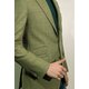 Jackett "Moritz" aus Tweed mit Blau/Gr&uuml;nem Over-Check