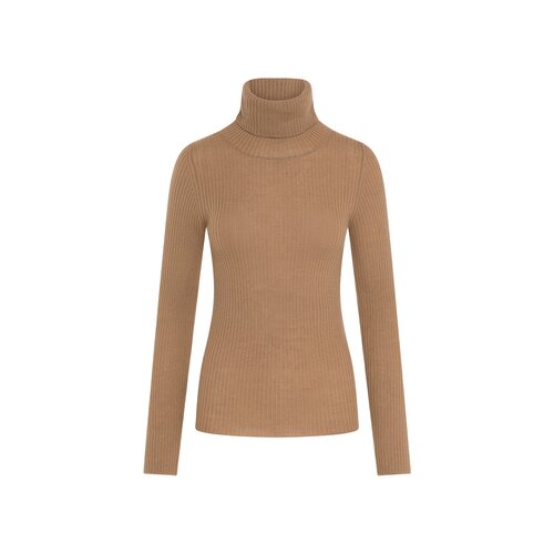 Rollkragen-Pullover "Whiley" in Camel