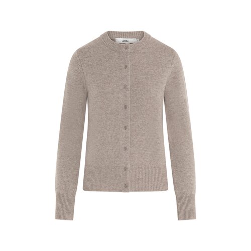 Strick-Jacke "Giulia" in Camel-Melange