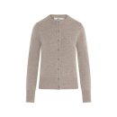 Strick-Jacke "Giulia" in Camel-Melange