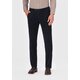 Chino "Trento" in Slim Fit aus Moleskin in Navy