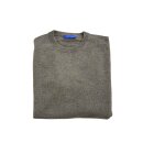 O-Neck Cashmere Pullover in Moos-Gr&uuml;n