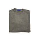 O-Neck Cashmere Pullover in Moos-Gr&uuml;n