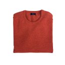 Lambswool-Pullover mit O-Neck in Farbe "Ember"