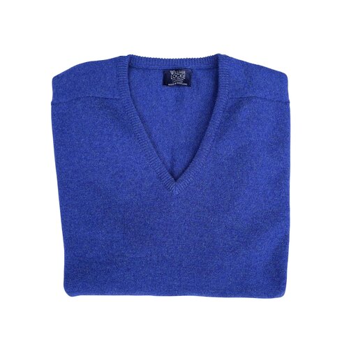 Lambswool-Pullover mit V-Neck in Farbe "Persian"