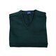 Lambswool-Pullover mit V-Neck in Farbe "TNT Green"
