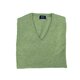 Lambswool-Pullover mit V-Neck in Farbe "Foliage"
